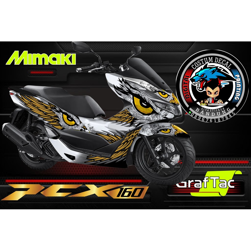 Decal Sticker Honda PCX 160 2021 Fullbody - Dekal PCX160 New