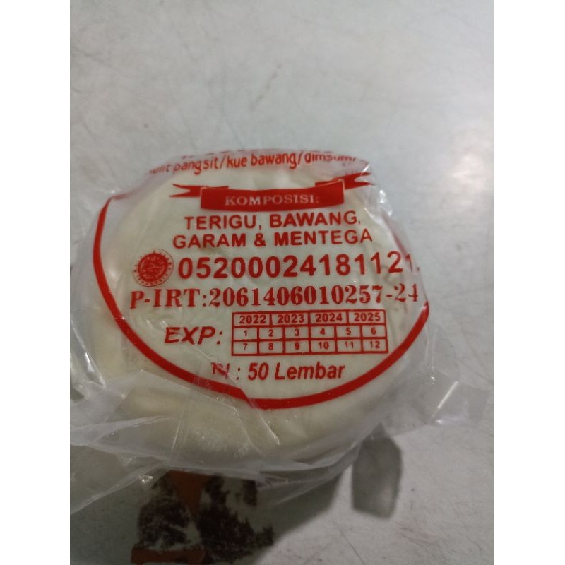 

NFM Kulit Dimsum bulat diameter 10 cm Ijabah bagus tidak lengket 50 lembar FROZEN FOODS LAZIZ MURAH BAGUS HALAL PEKANBARU DAN SEKITARNYA PENGIRIMAN AMAN