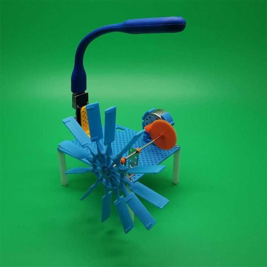 DIY Kit Edukasi Mini Water Turbine Flow Generator Trubine Generator Turbin Air Kincir Air Mainan