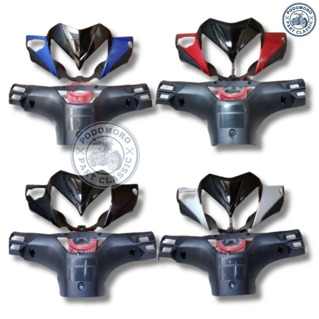 batok depan batok belakang honda supra x 125 New batman 2009 2010 2011 2012 merah biru Persis Ori Te