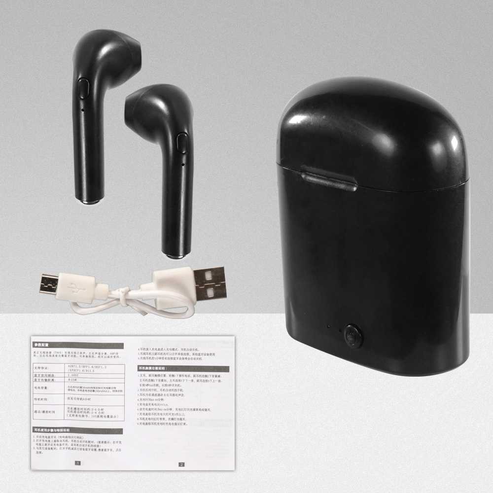 Tws Mini Earphone Airpods Bluetooth 5.0 with Charging Case - i7S TWS