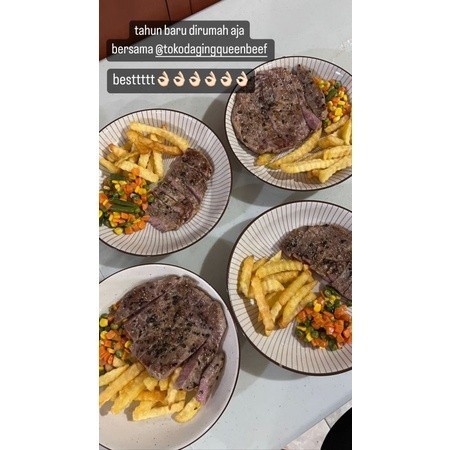 

JUN Steak Ready to Cook Australian Premium Meltique 200 gram ( sirloin / tenderloin / rib eye )siap