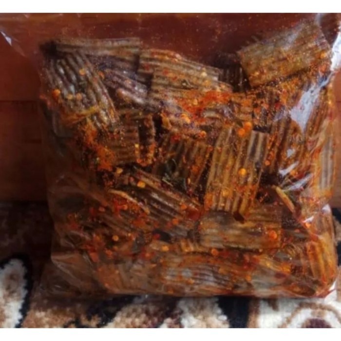 

new promo Kurupuk jengkol pedas daun jeruk isi 500 gram - Pedas daun jeruk, 500gr
