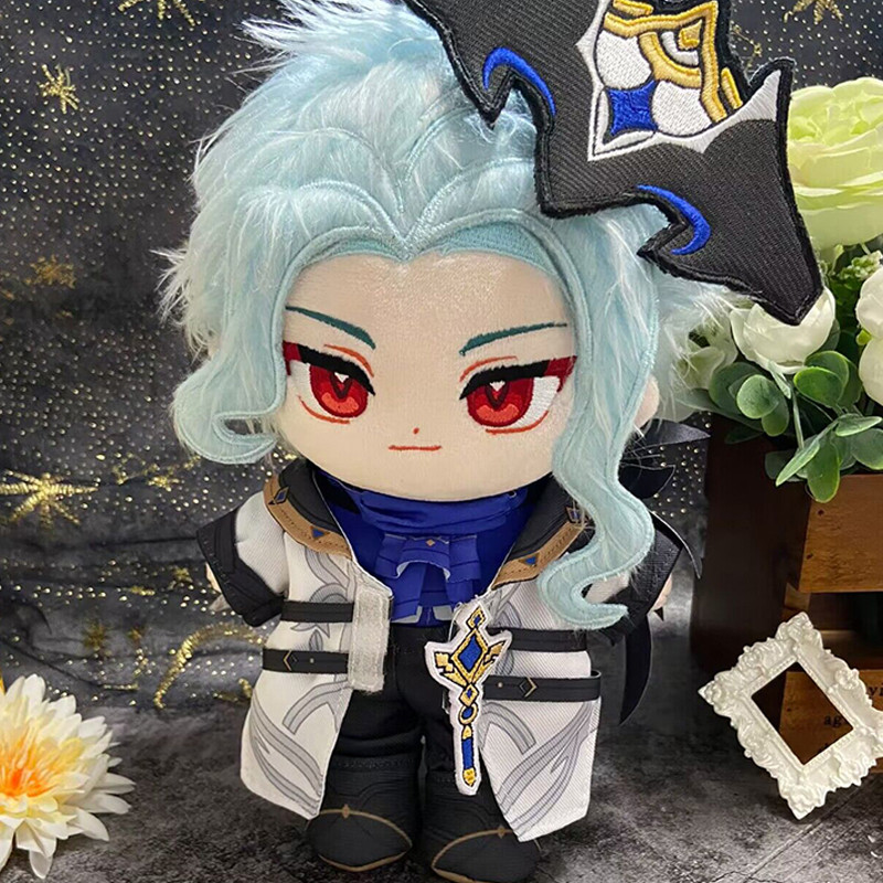 Anime Game II Dottore The Doctor Plush Doll Stuffed Toy Plushies Change Suit Dress Up Clothing 20cm 