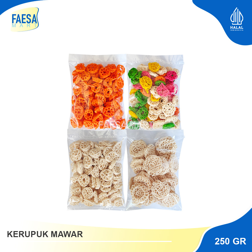 

KERUPUK MAWAR Mentah 250gr