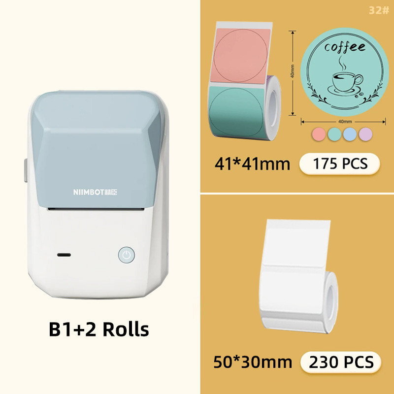 

Mobile B1 Label Printer Bluetooth Thermal Paper Pocket Maker Self-Adhesive Sticker Labeling Tag Price for Retail Store