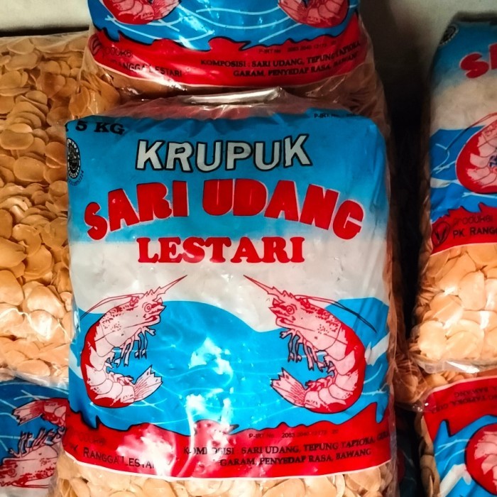 

BEST SELLER kerupuk sari udang / krupuk sari udang 5kg ( GOJEK /GRAB )GROSIR