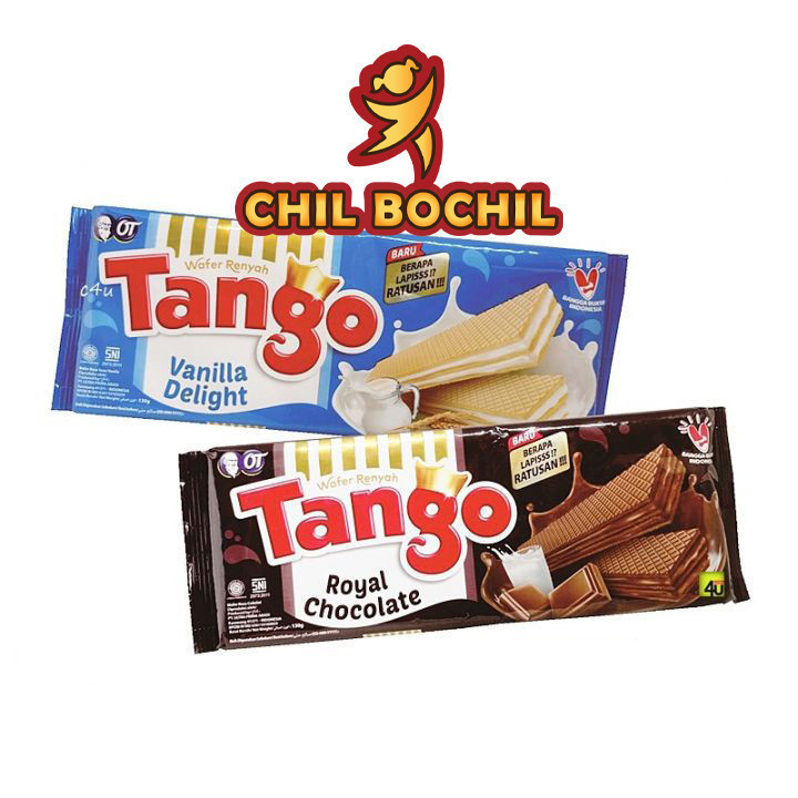 

WAFER TANGO 110 GRAM RASA COKLAT & VANILA