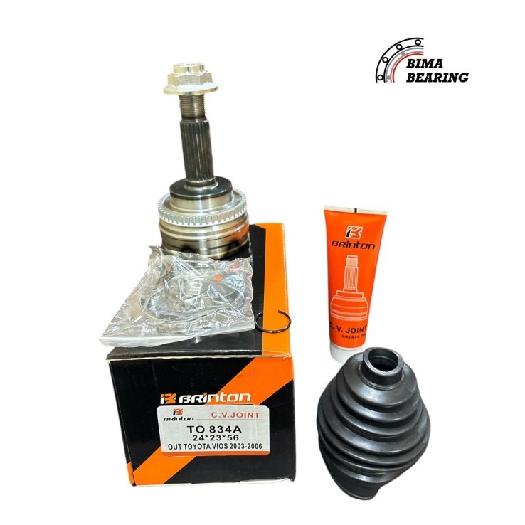Cv Joint Luar Vios Gen 1 2003-2007 Brinton As Roda Kokel Outer Set Ori