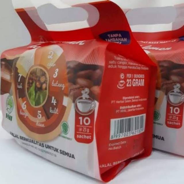 

TERMURAH Kopi 7 Elemen HNI HPAI Herbal Herba Alami isi 10