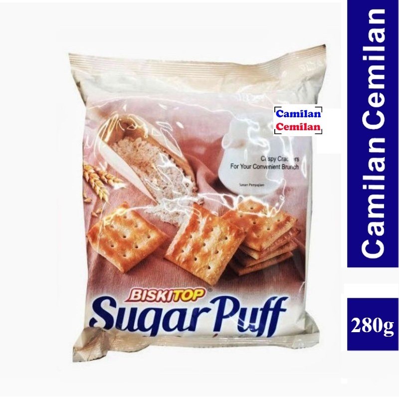 

Biskitop Sugar Puff Crackers Manis Malkist 280 gr