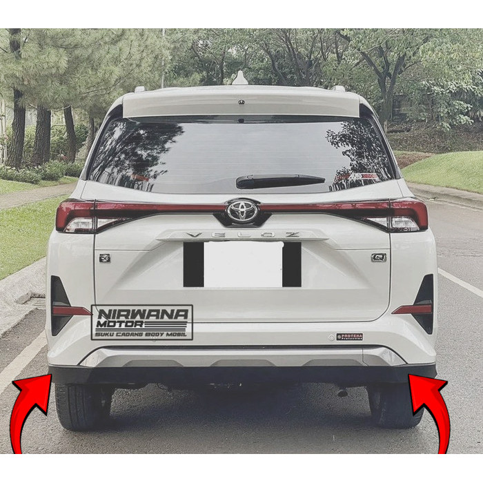 Bodykit Spoiler bumper Belakang Avanza Veloz 2022 UP ORIGINAL