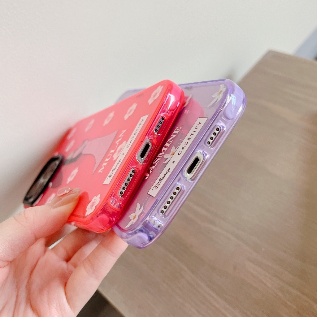 □ Disney Princess Clear Casetify Phone Case for iPhone 16 15 14 13 12 11 Pro Max 7 8 Plus SE X XR , 