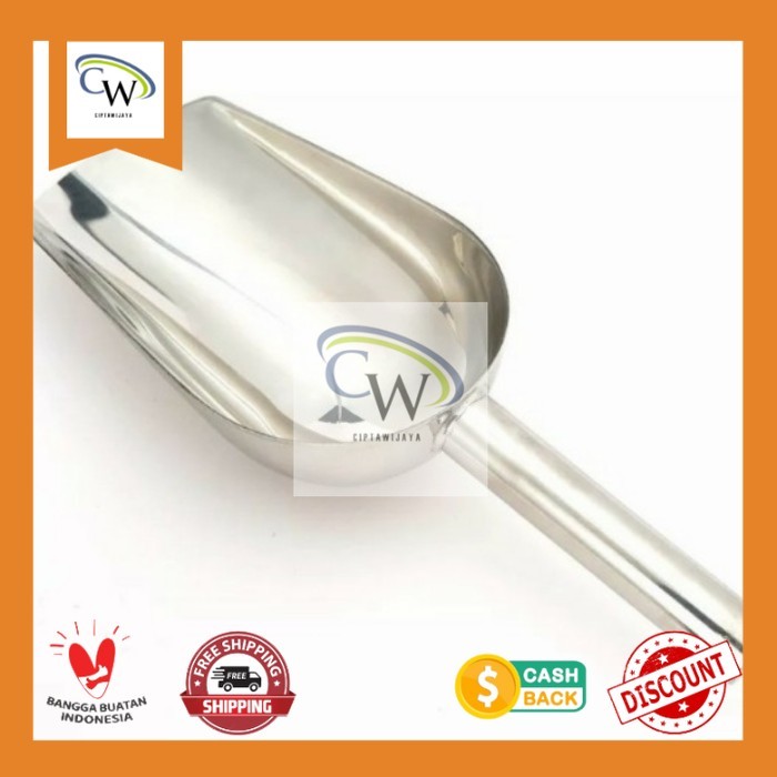Skop Es batu/Gula/Tepung/ Skop Stainless