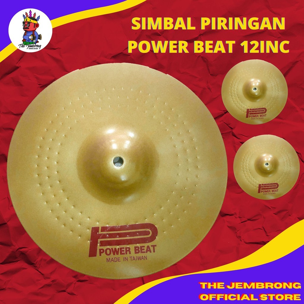 TERMURAH. Simbal Drumband Cymbal PowerBeat Murah Simbal Drum Cymbal Dram Simbal Marawis Musik Drum