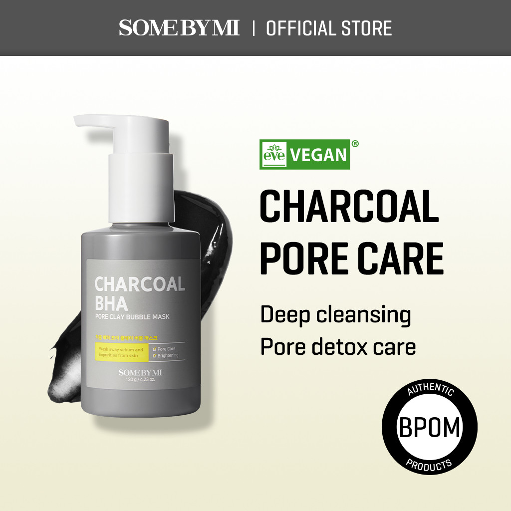 SOME BY MI Charcoal BHA Pore Clay Bubble Mask Cleanser | Bubble Cleanser