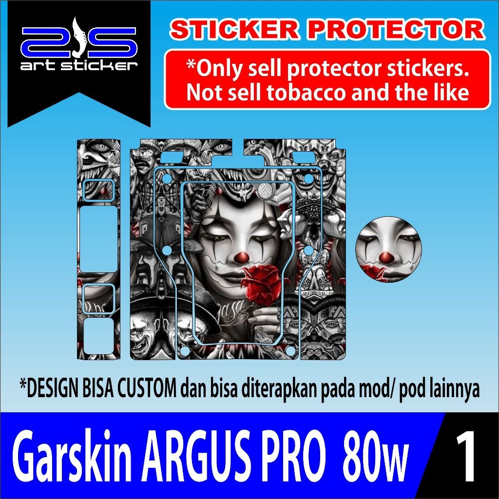 

DAPAT 2 PCS Stiker AR GUS PRO 80 COPY 17