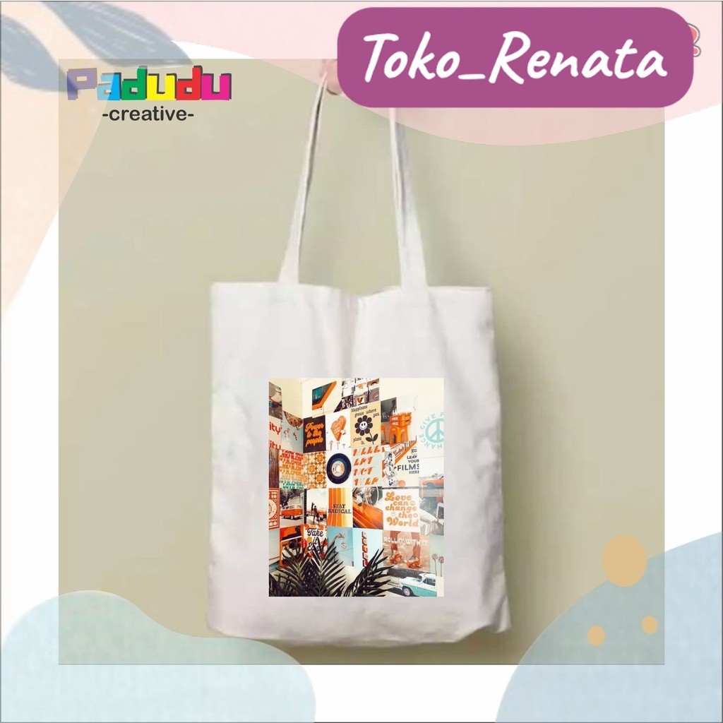 TOTEBAG BIG Vibes Print Kit Tote bag Varian Toko_Arsha