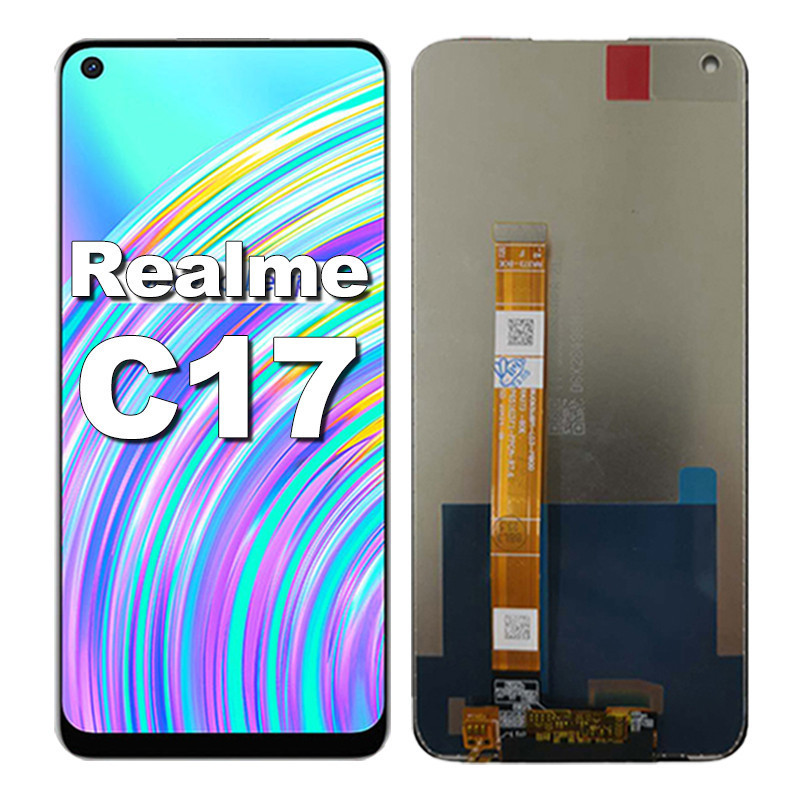 LCD Realme C17 Original COD TOUCHSCREEN Fullset Crown Murah Compatible For Glass Touch Screen Digiti
