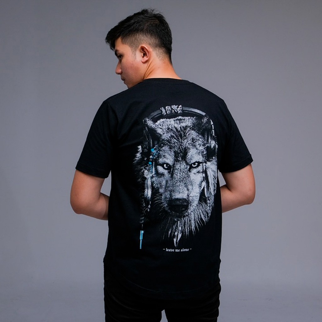 kaos srigala|kaos serigala glow in the dark|kaos serigala|kaos serigala malam ,Pria & Wanita Bahan C
