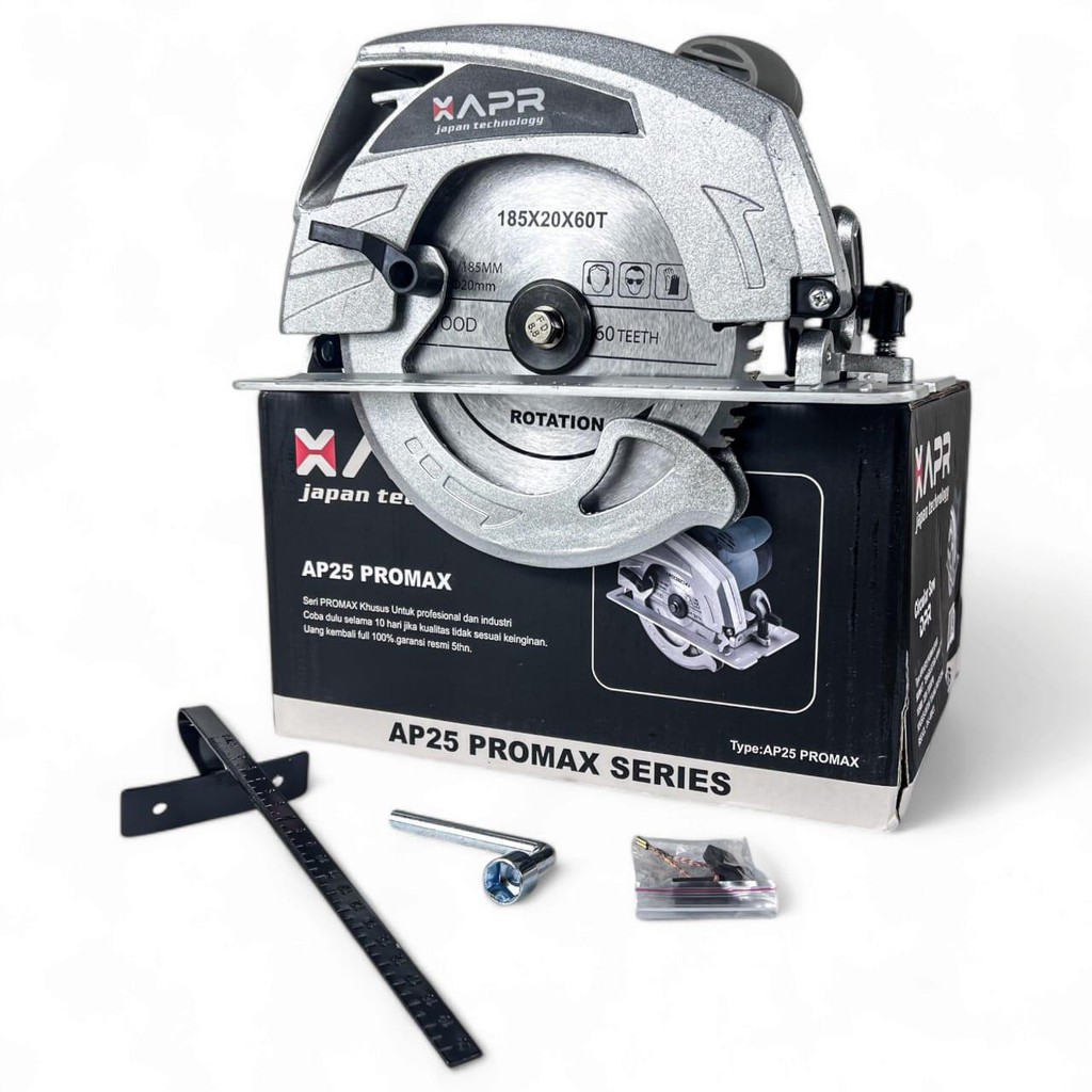 APR CIRCULAR SAW ap25promax sirkel mesin gergaji listrik kayu potong triplek dll