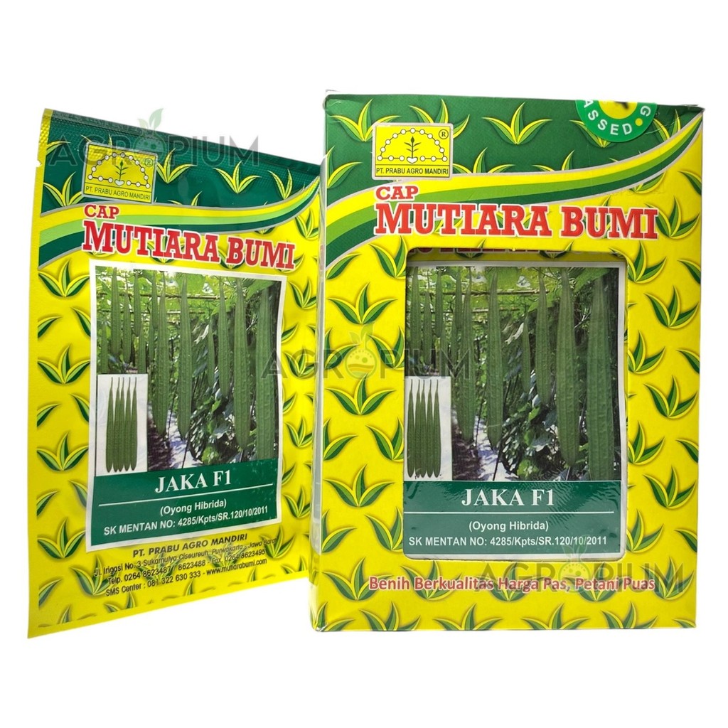 Benih Oyong Hibrida JAKA F1 Isi 10 gram Cap Mutiara Bumi