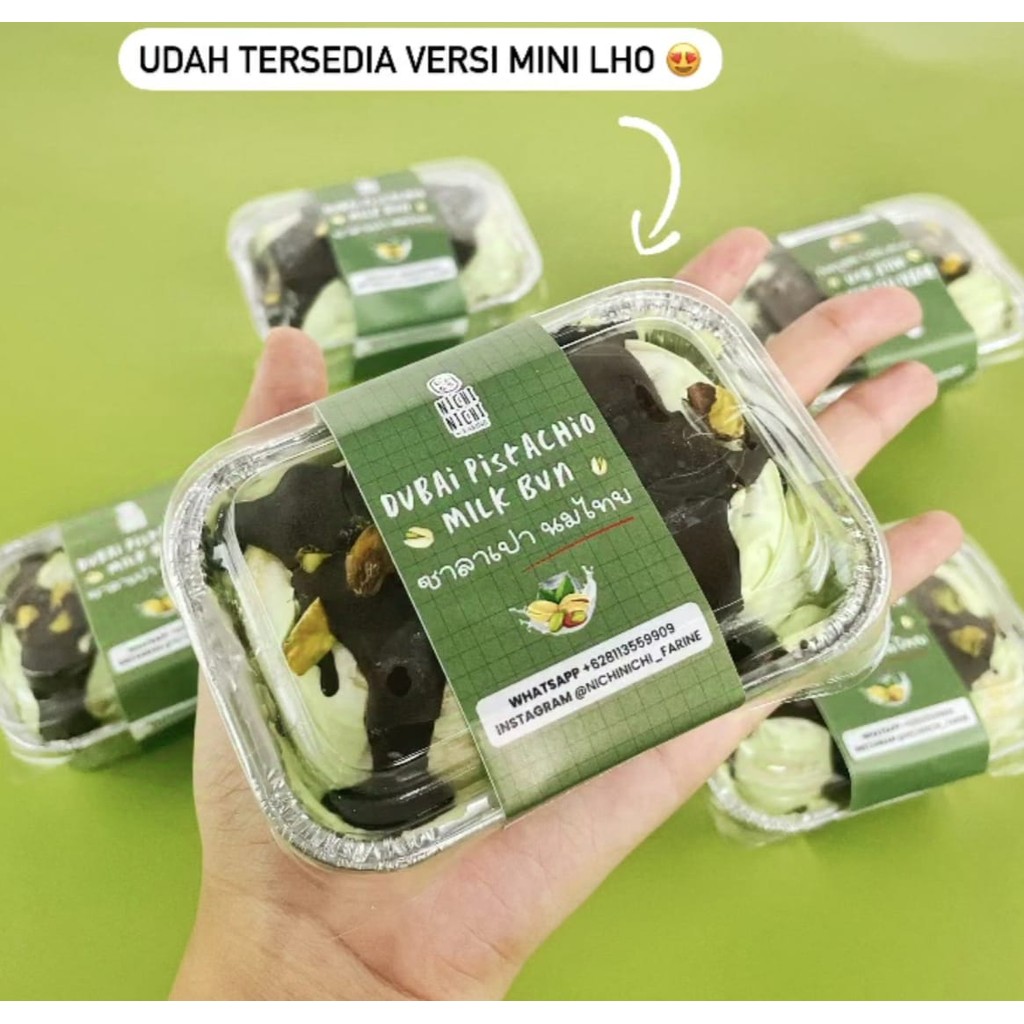 

Thai Milk Bun Mini - Dubai Pistachio