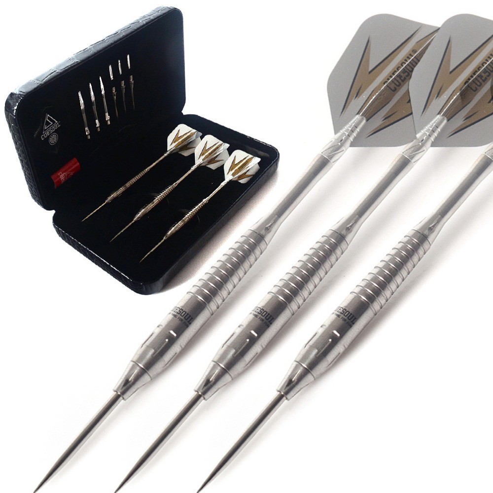 19 Gram 95% Tungsten Conversation Steel Tips Darts With Dart Sharpener,Dart Flight,Dart Shaft