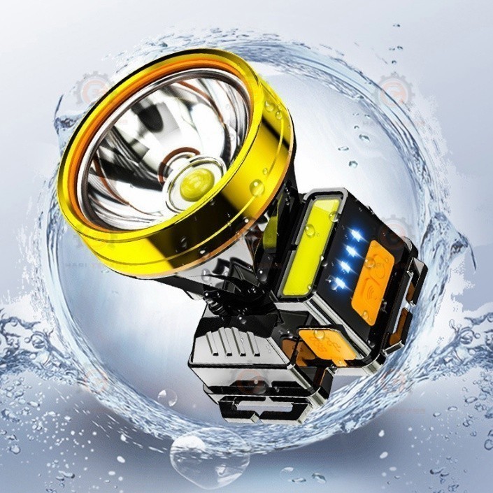 LED Senter Super Terang/Terang Anti Air/USB Rechargeable/Dengan Sensor ORI/senter Berkemah Senter Ke