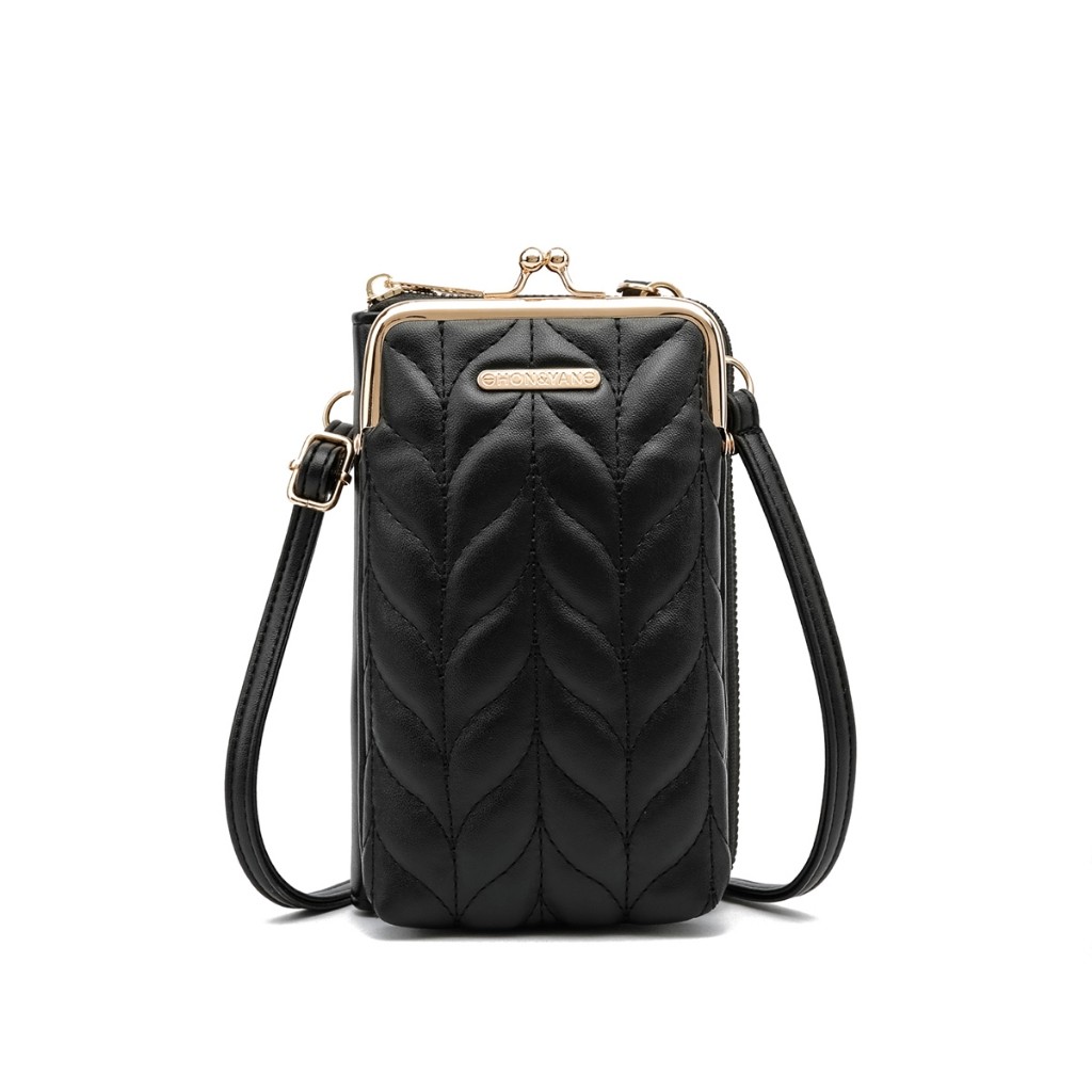 Tas Hp Aijo Tas Wanita Mini Import Mini Sling Bag Kulit Sintetis Kekinian Tas Selempang Wanita HY Ba