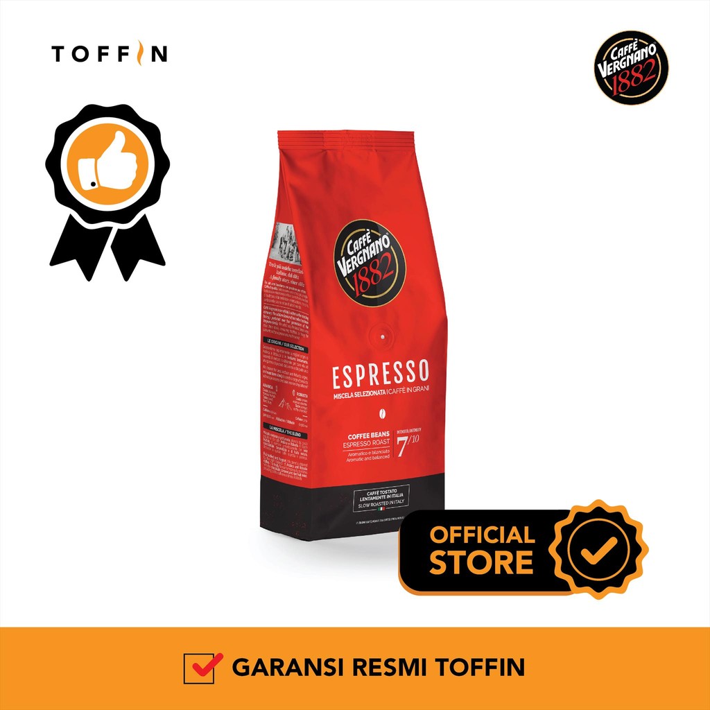 

Caffe Vergnano Espresso Whole Beans 500gr - Biji Kopi Vergnano