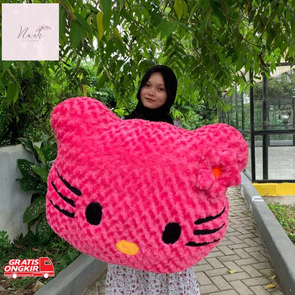 Boneka Lucu / BANTAL KEPALA BONEKA KARAKTER JUMBO DIAMETER 80 cm