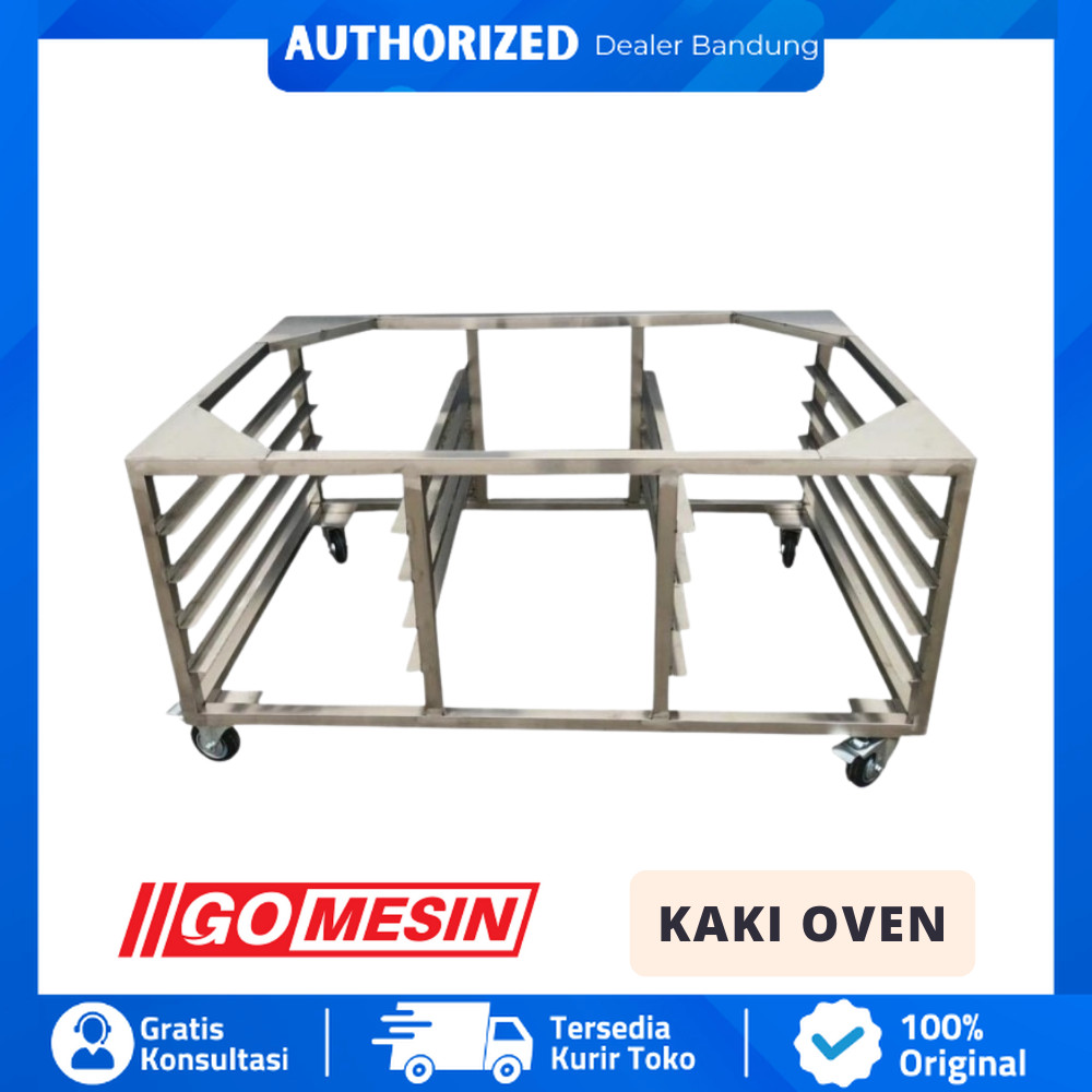 MEJA OVEN 1 DECK 2 TRAY STAINLESS KNOCKDOWN