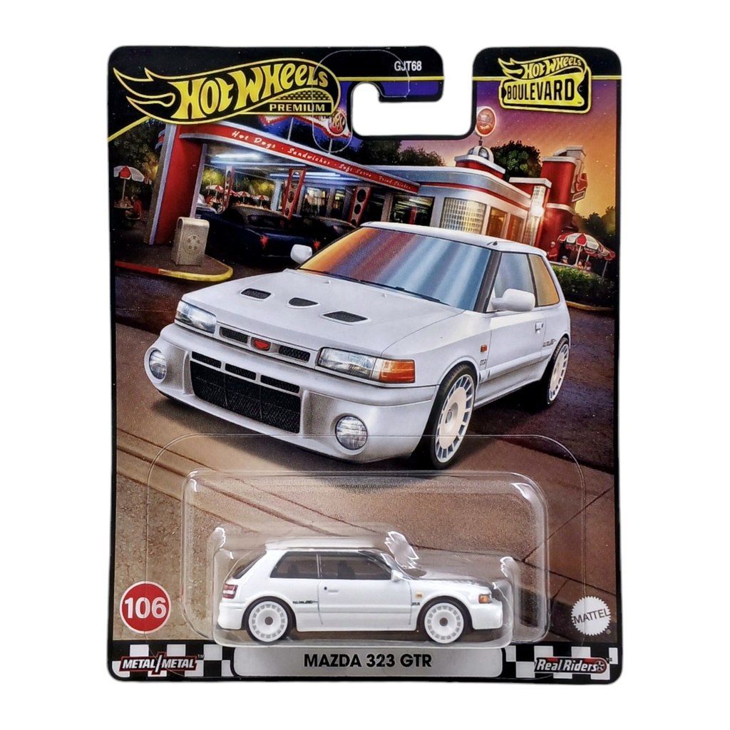 Hot Wheels Premium Boulevard Mazda 323 GTR Putih