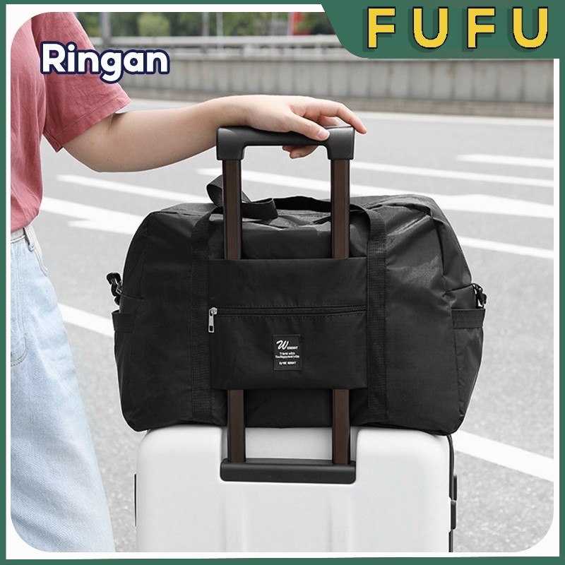 hot sale fufu tas travel jinjing besar / tas travel kain oxford waterproof / tas travel koper
