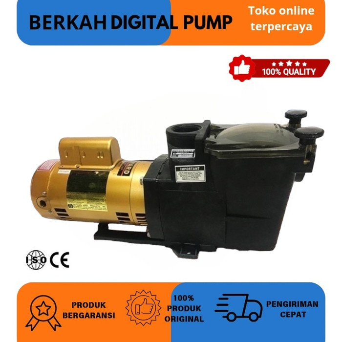 Pompa pool kolam HAYWARD 3/4 hp 1 hp dan 1.5 hp swimming pool pump - Hayward 1Hp - Hayward 1Hp