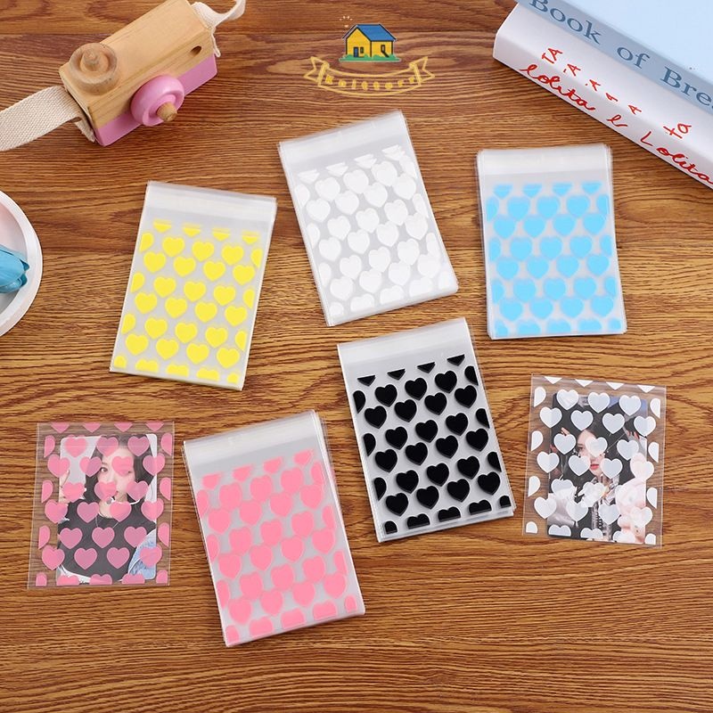 

Tas Kemasan Bersegel Lucu dengan Motif Hati Kartun Tas Kemasan Kartu Kecil Knitterr