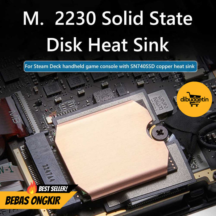 Heatsink SSD M.2 2230 NVMe Console Game Copper Cooler