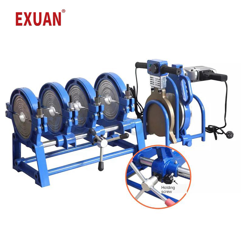 63-200 Manual thrust butt welding machine PE fusion welding machine PE precision hot melting machine