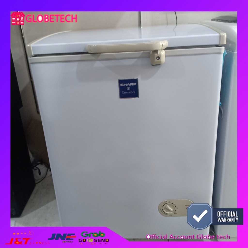 FREEZER BOX Chest Freezer Sharp 120L FRV-127 | Freezer Box Sharp | Lemari Pembeku 120L Free ongkir b