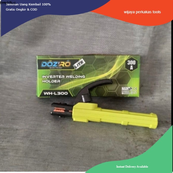 Doziro tang las 300 A tang las inverter stang las 300 electrode holder