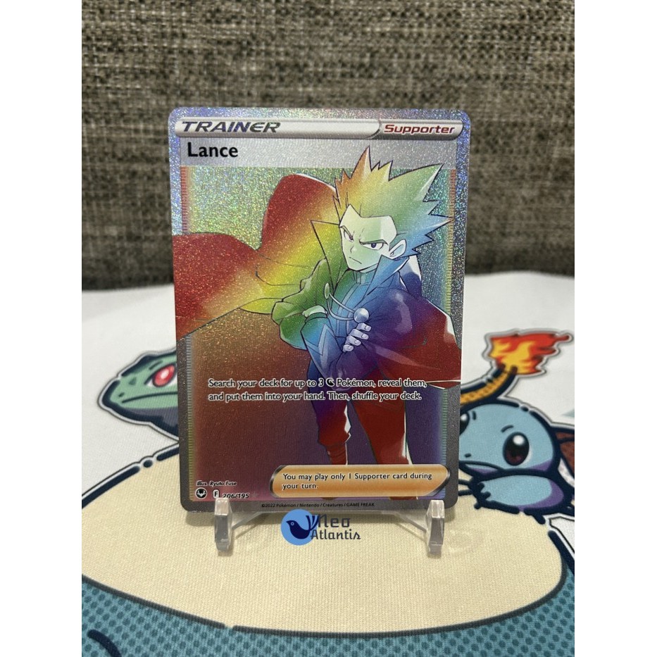 Pokemon TCG English Lance - 206/195 - Hyper Rare Sword & Shield: Silver Tempest