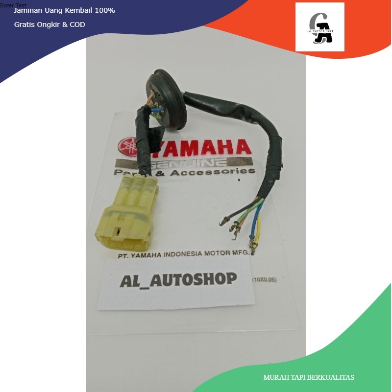 Kabel socket lampu depan headlamp motor yamaha R15 V3 R25 New pin 6 female Original