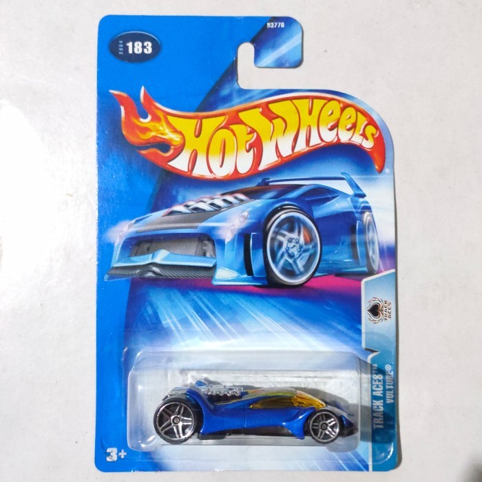 EL99 Hotwheels Hot Wheels Vulture biru 2004 Track Aces made in Thailand