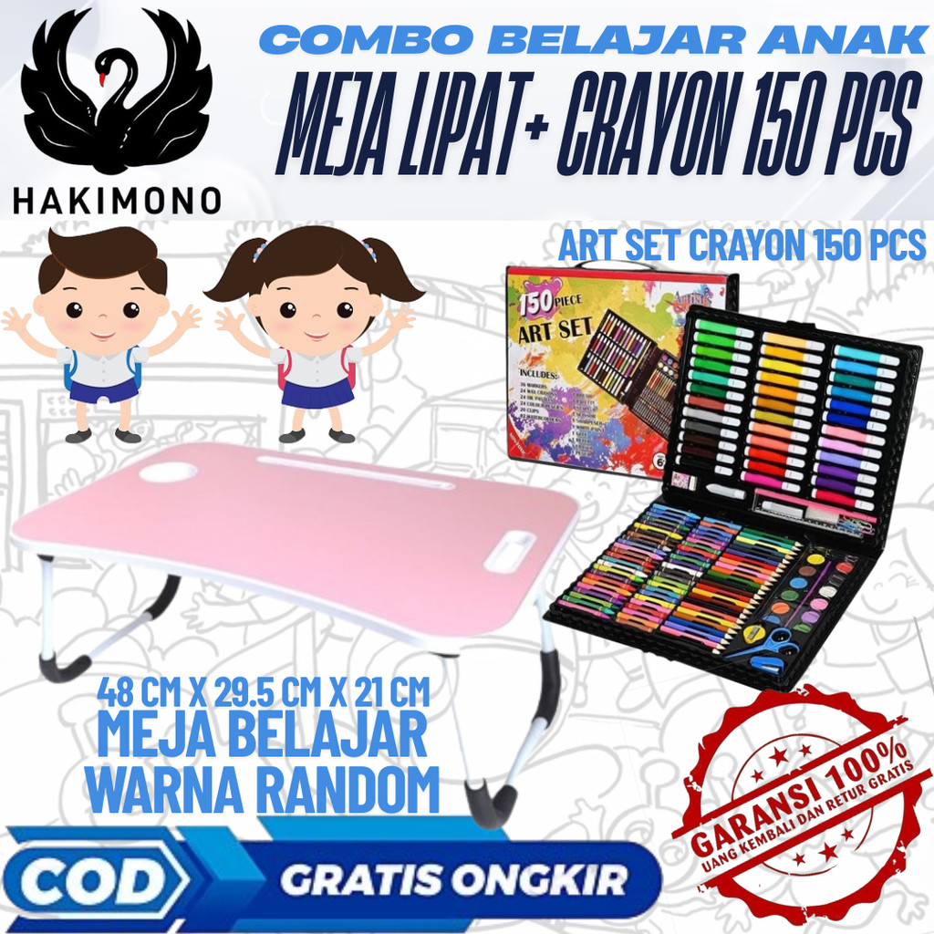 

SN COD PAKET MECRA CRAYON 150 + MEJA BELAJAR MINI