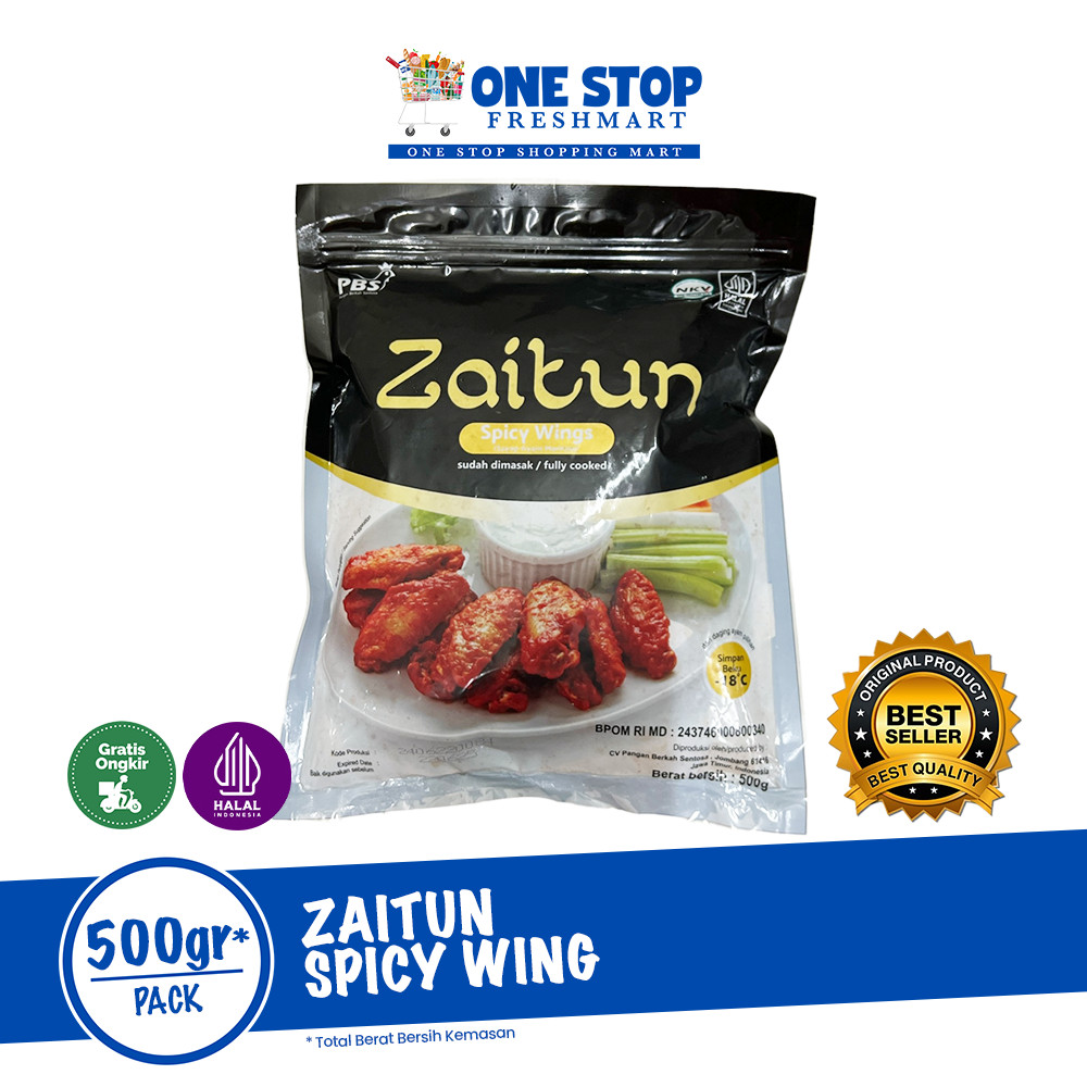

ZAITUN SPICY WING 500GR