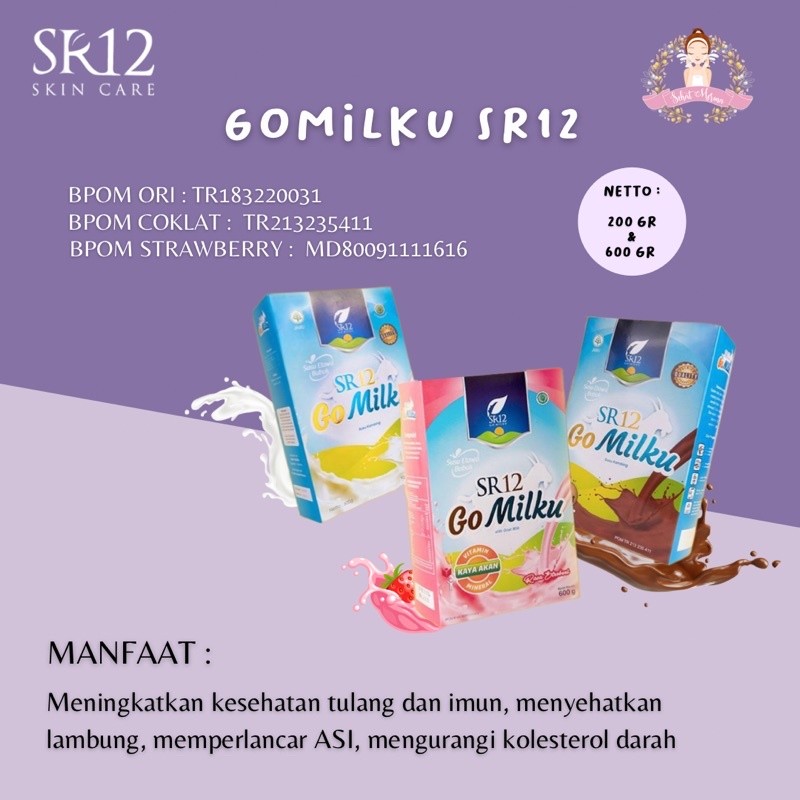 

GOMILKU SR12 SUSU KAMBING / GO MILKU SUSU ETAWA KUALITAS PREMIUM / GOAT MILK BUBUK TANPA GULA BPOM