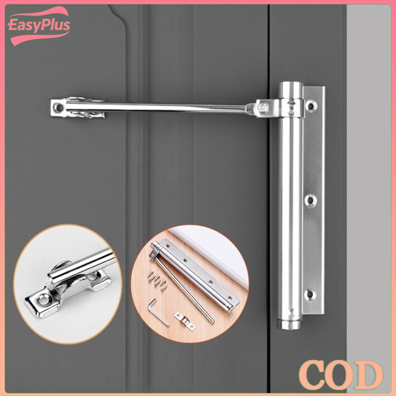 Door Closer Pintu Household Besi Tahan Karat Door Closer Alat Penutup Pintu Otomatis/Engsel Koboi