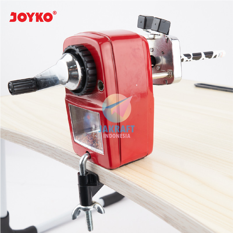 

JAMIN MURAH !!!(1 Unit) Serutan Rautan Pensil Meja Besi JOYKO A-5M Stainless Table Pencil Sharpener Lengkap Dengan Tray & Holder(BISA LANGSUNG ORDER)