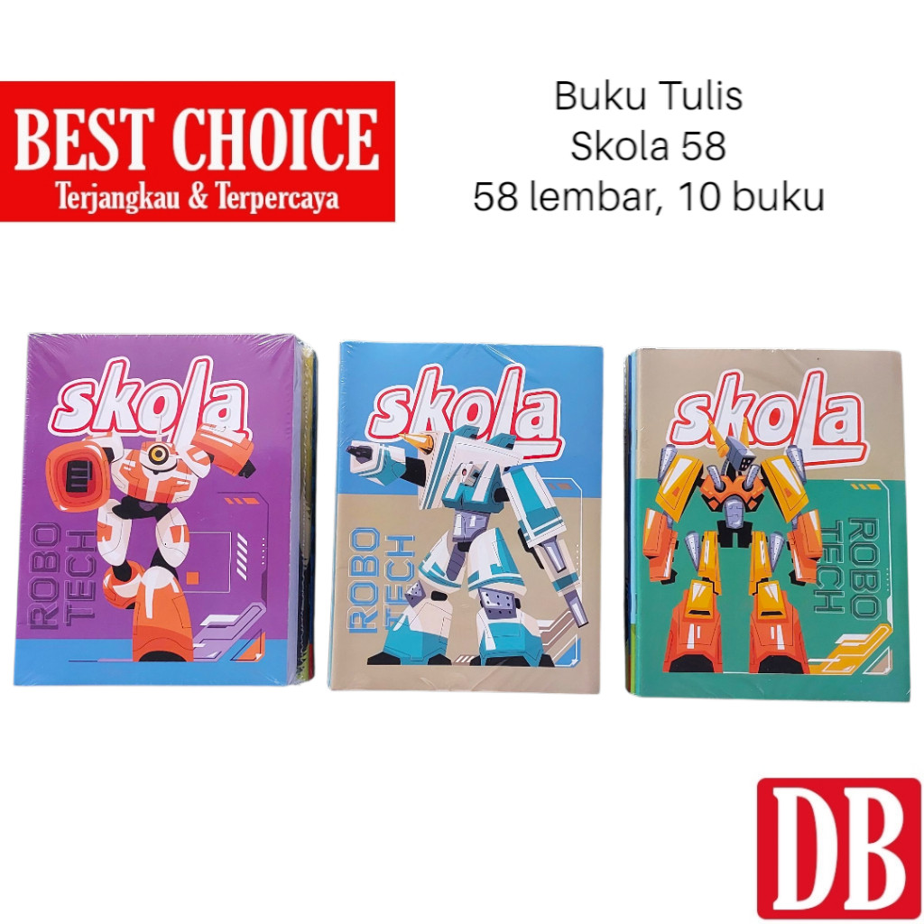 

JAMIN MURAH !!!Buku Tulis SKOLA 58 lembar by SIDU (10pcs)(BISA LANGSUNG ORDER)